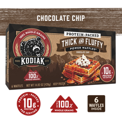 Chocolate Chip Thick & Fluffy Power Waffles