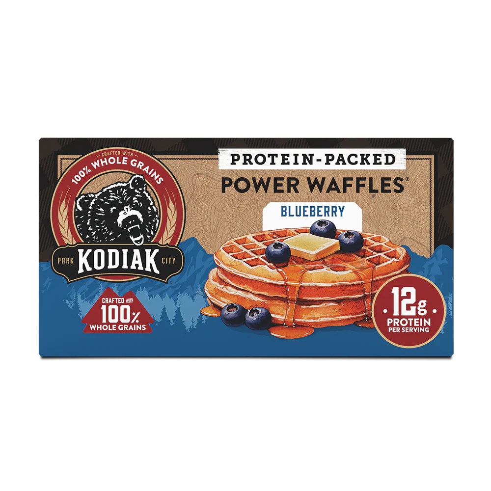 Blueberry Power Waffles